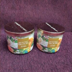Brightest bloom candles by bath and body works